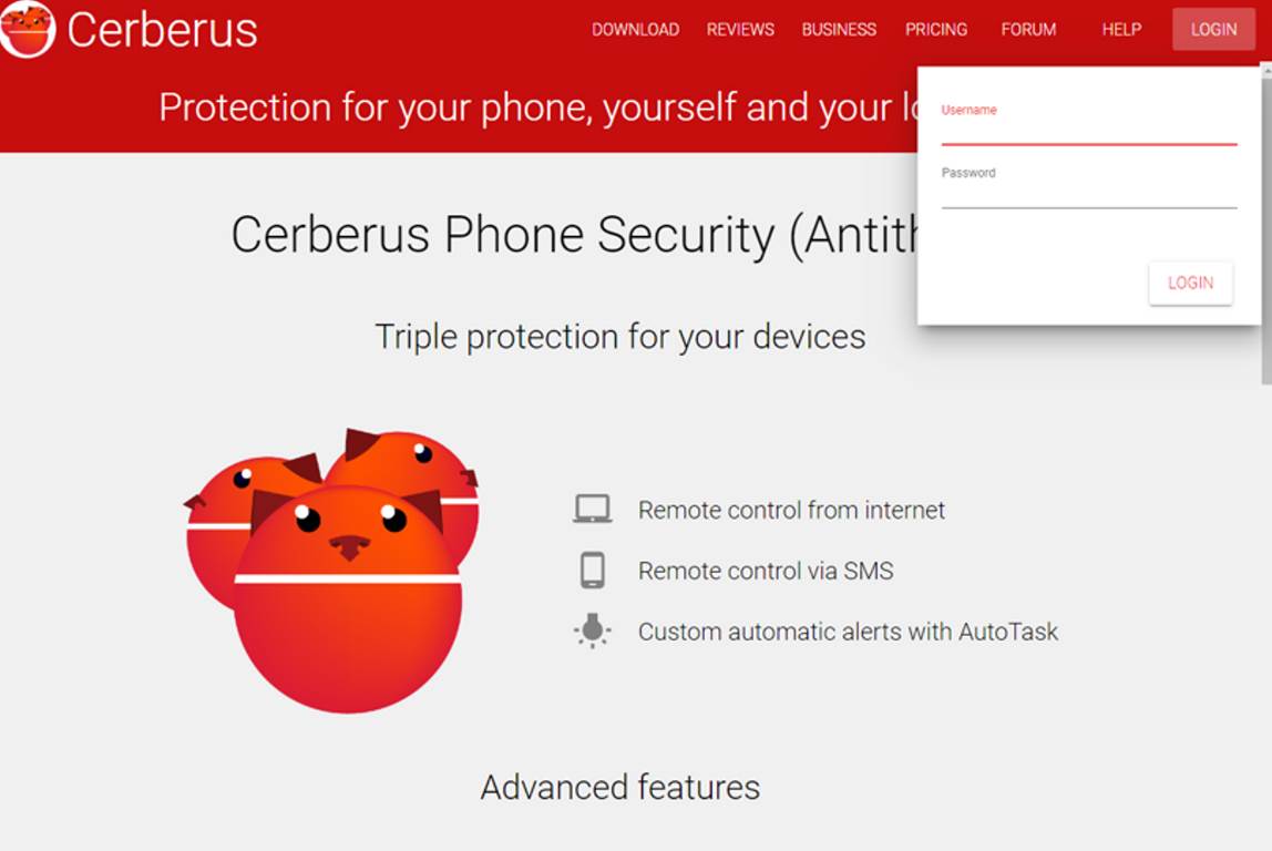 Cerberus-anti-Theft