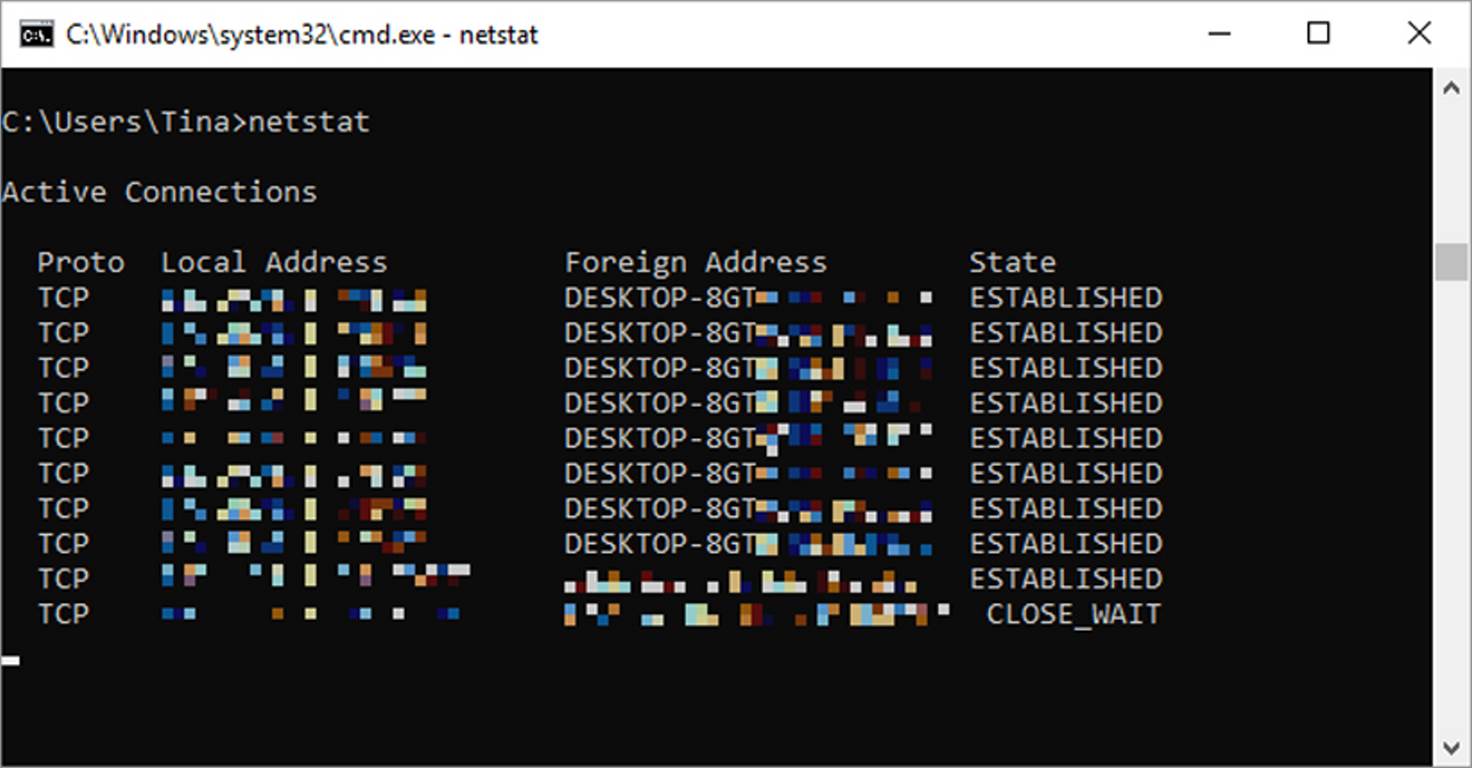 cmd Netstat