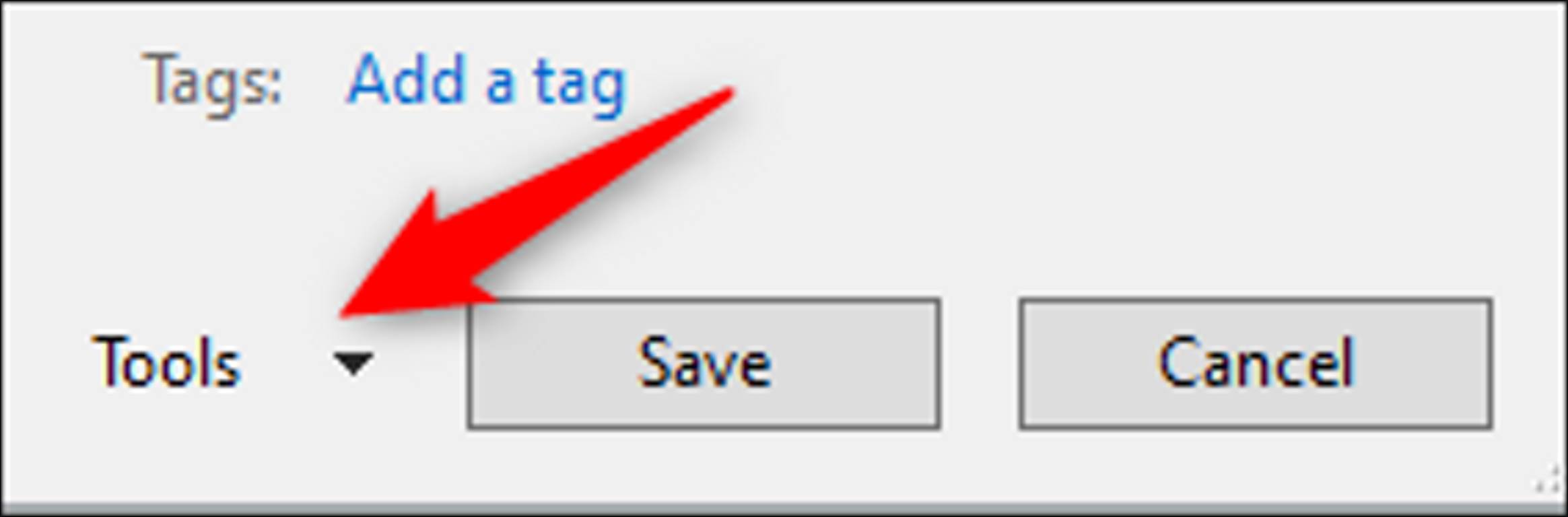 save tools